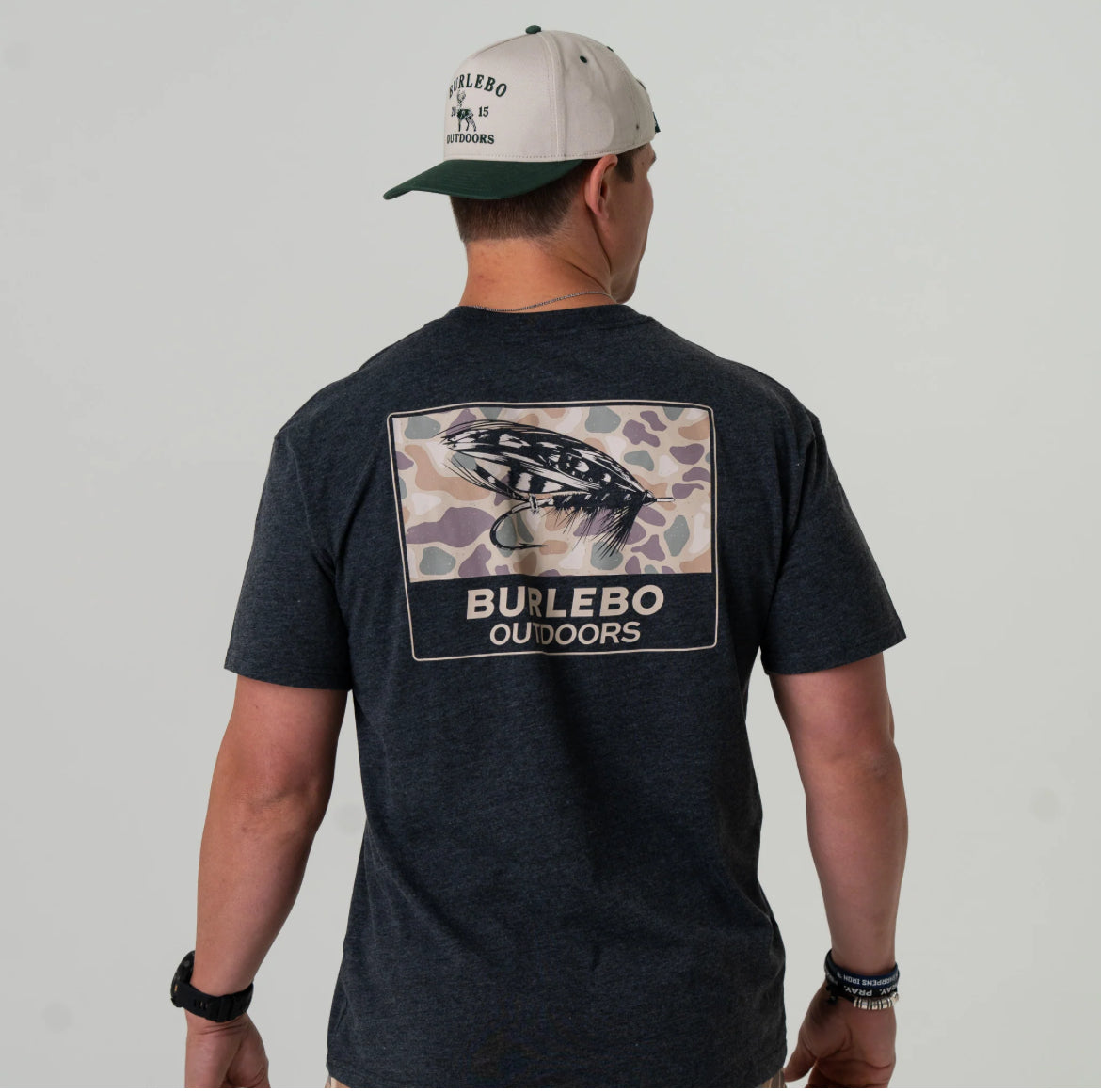 Burlebo SS - Camo Big Fly - Heather Black