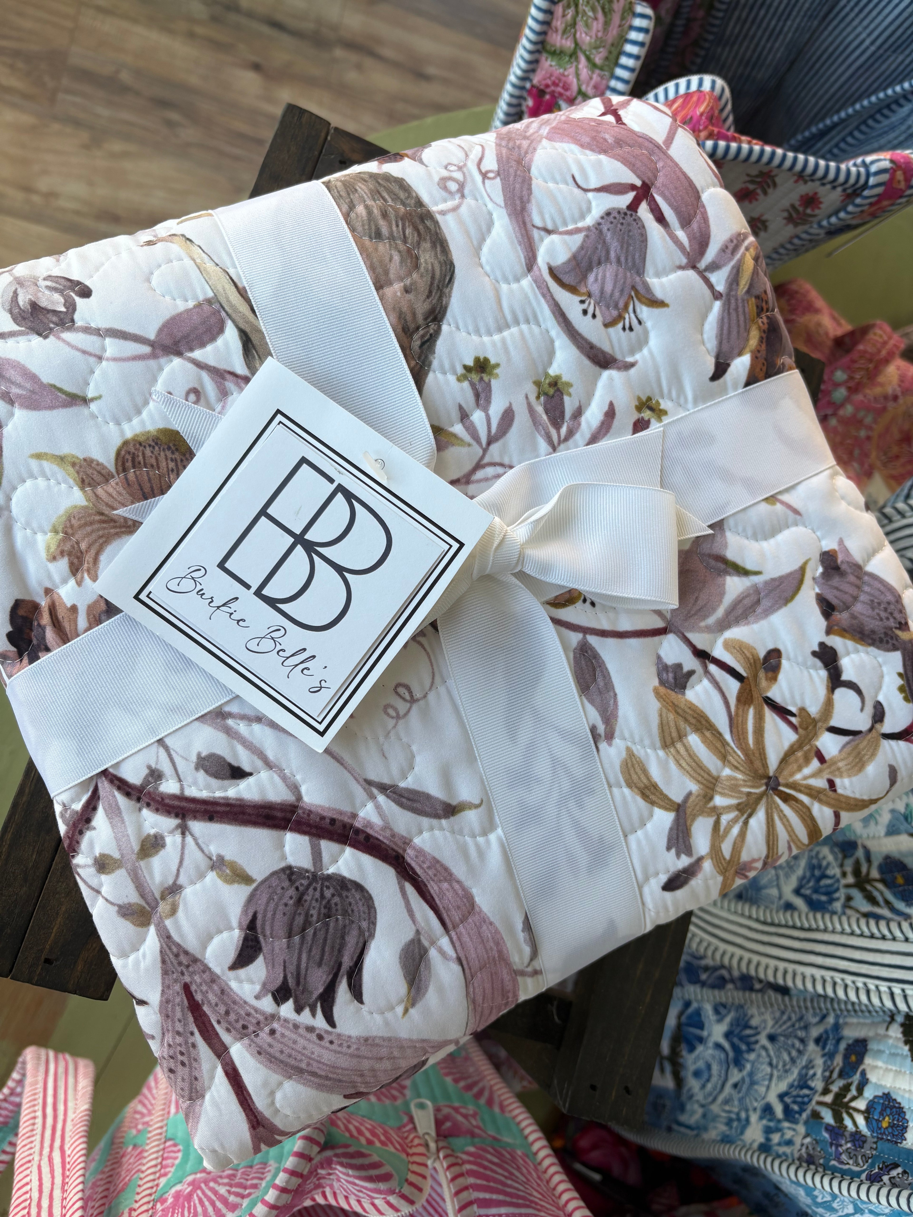 Emmie Purple Baby Blanket