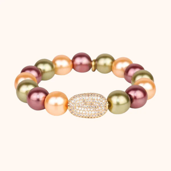 Tulum Bracelet-Pearl Iridescent