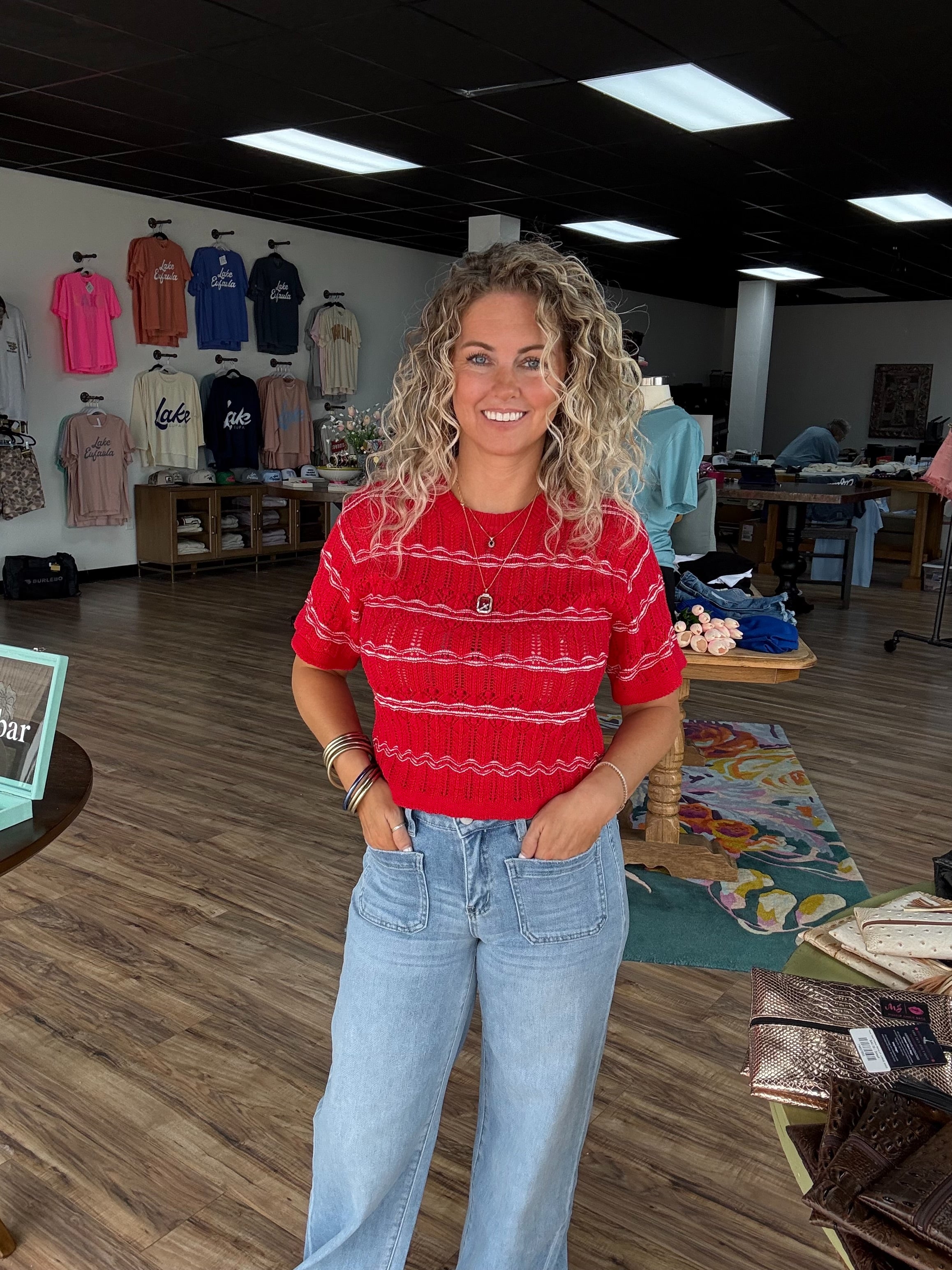 Light Wash Front Pocket Jean