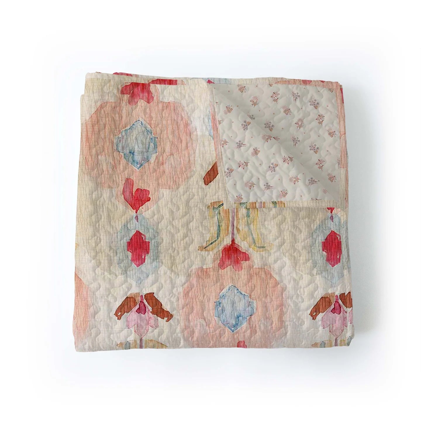 Jules Pink Baby Blanket