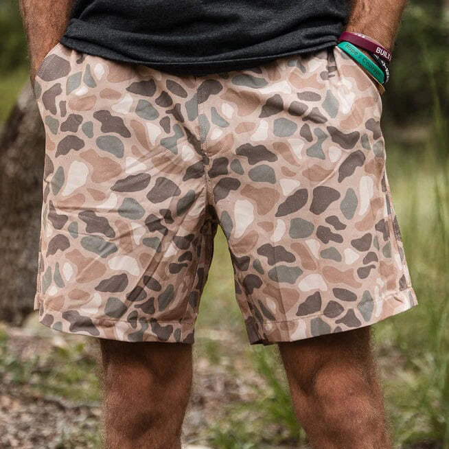 Burlebo Everyday Short - Pintail Camo - Brown Pocket