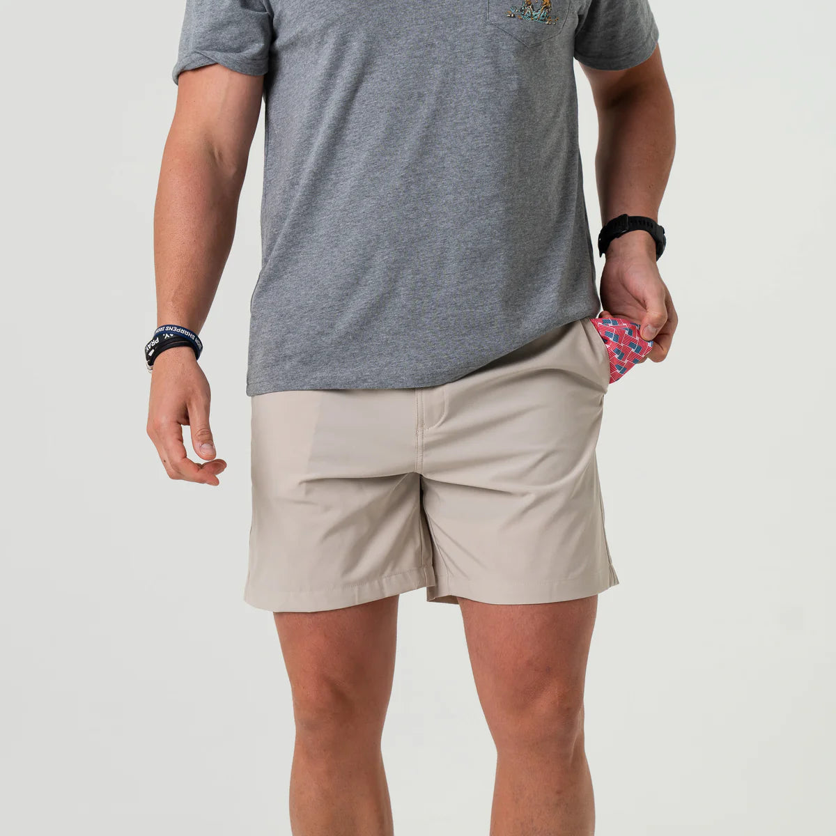 Burlebo Everyday Shorts Light Khaki
