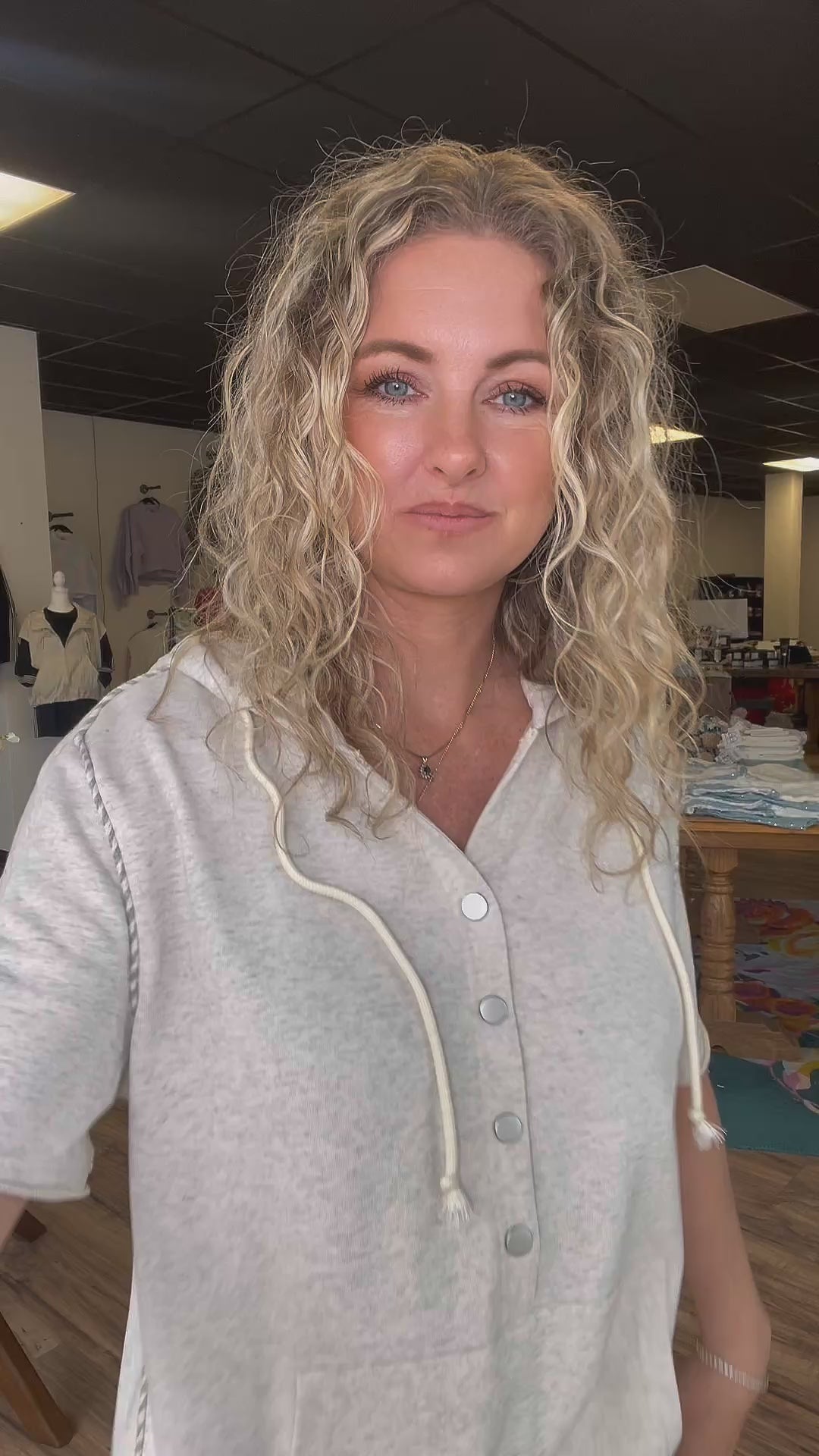 Heathered Rope Detailed Romper