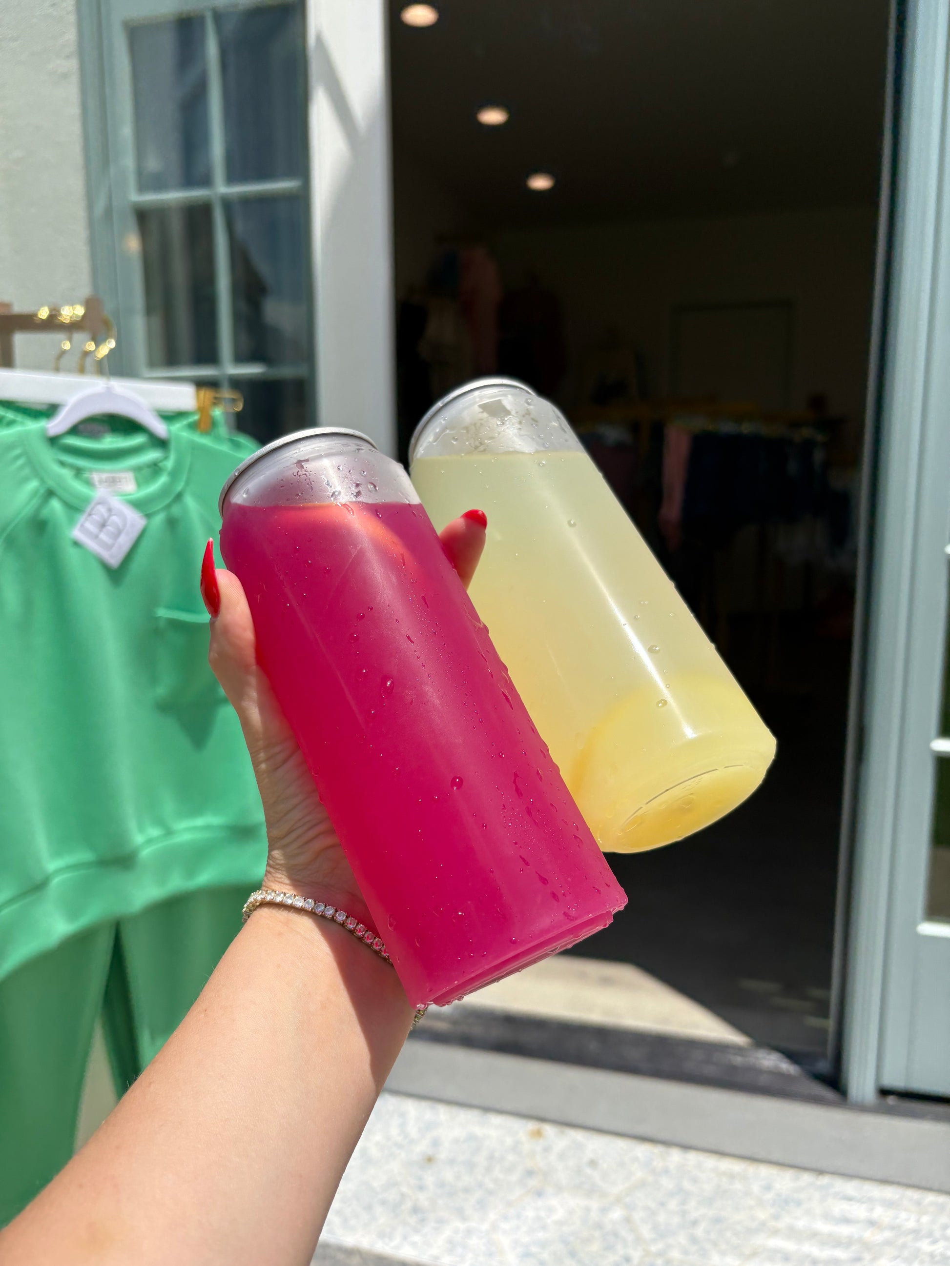 Canned Fresh Dragon Fruit Lemonade