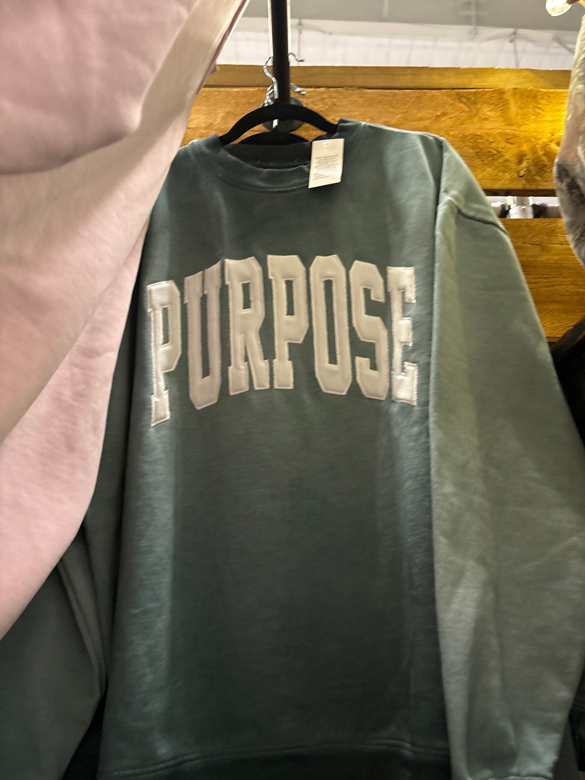 PURPOSE SWEATSHIRT EMB.