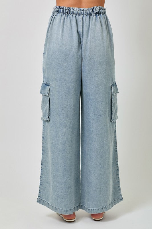 Chambray Wide Legs