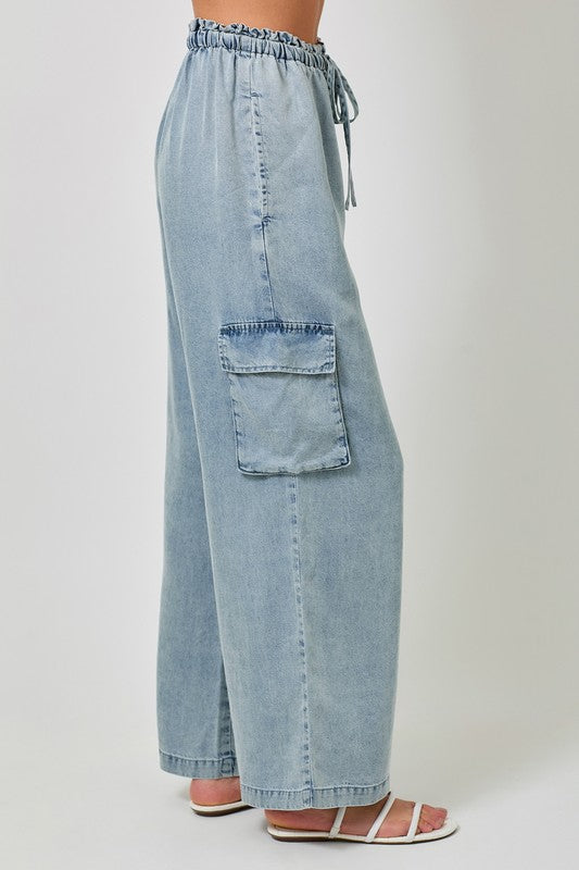 Chambray Wide Legs