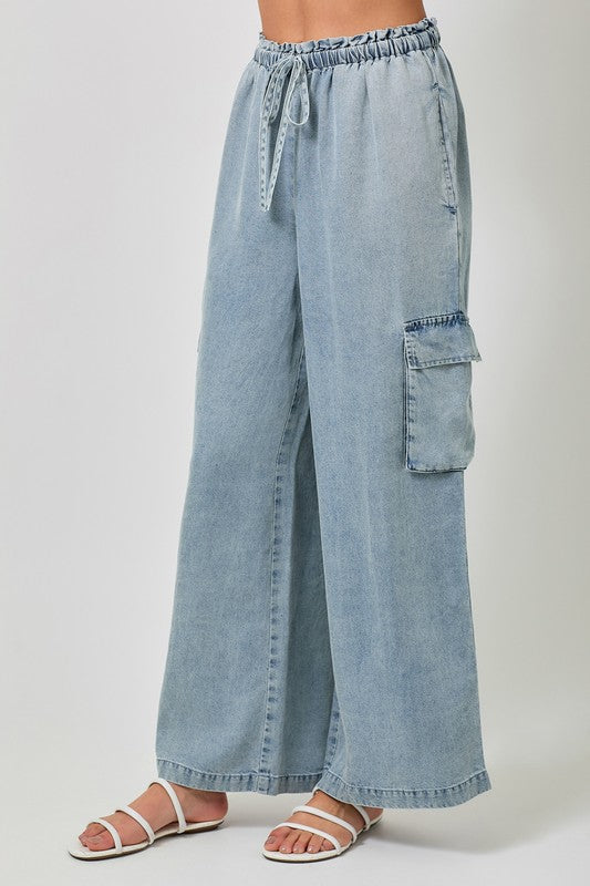 Chambray Wide Legs
