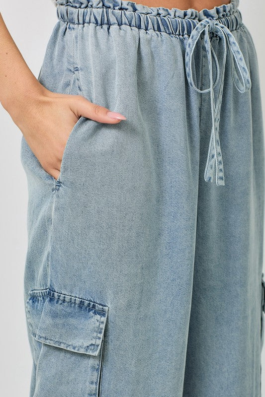 Chambray Wide Legs