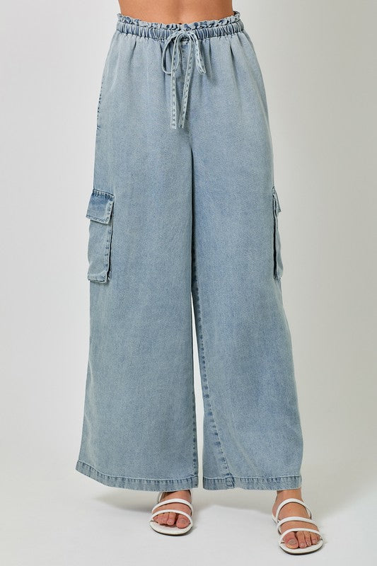 Chambray Wide Legs