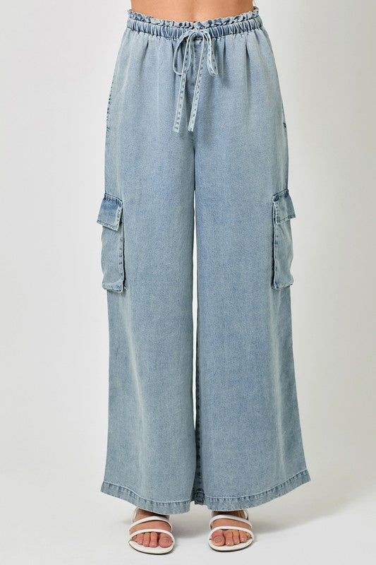 Chambray Wide Legs