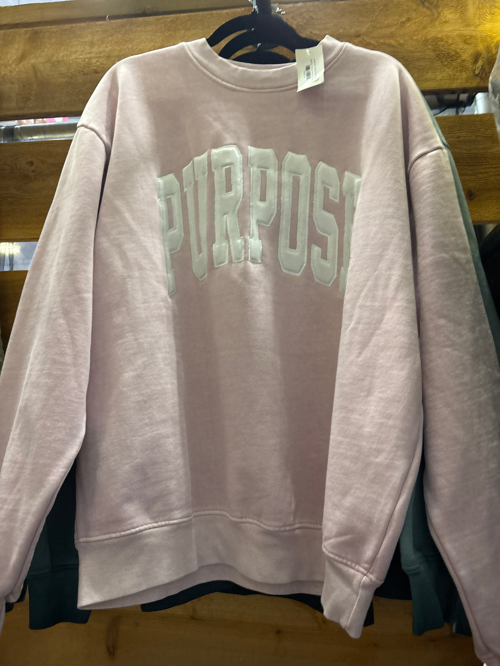 PURPOSE SWEATSHIRT EMB.