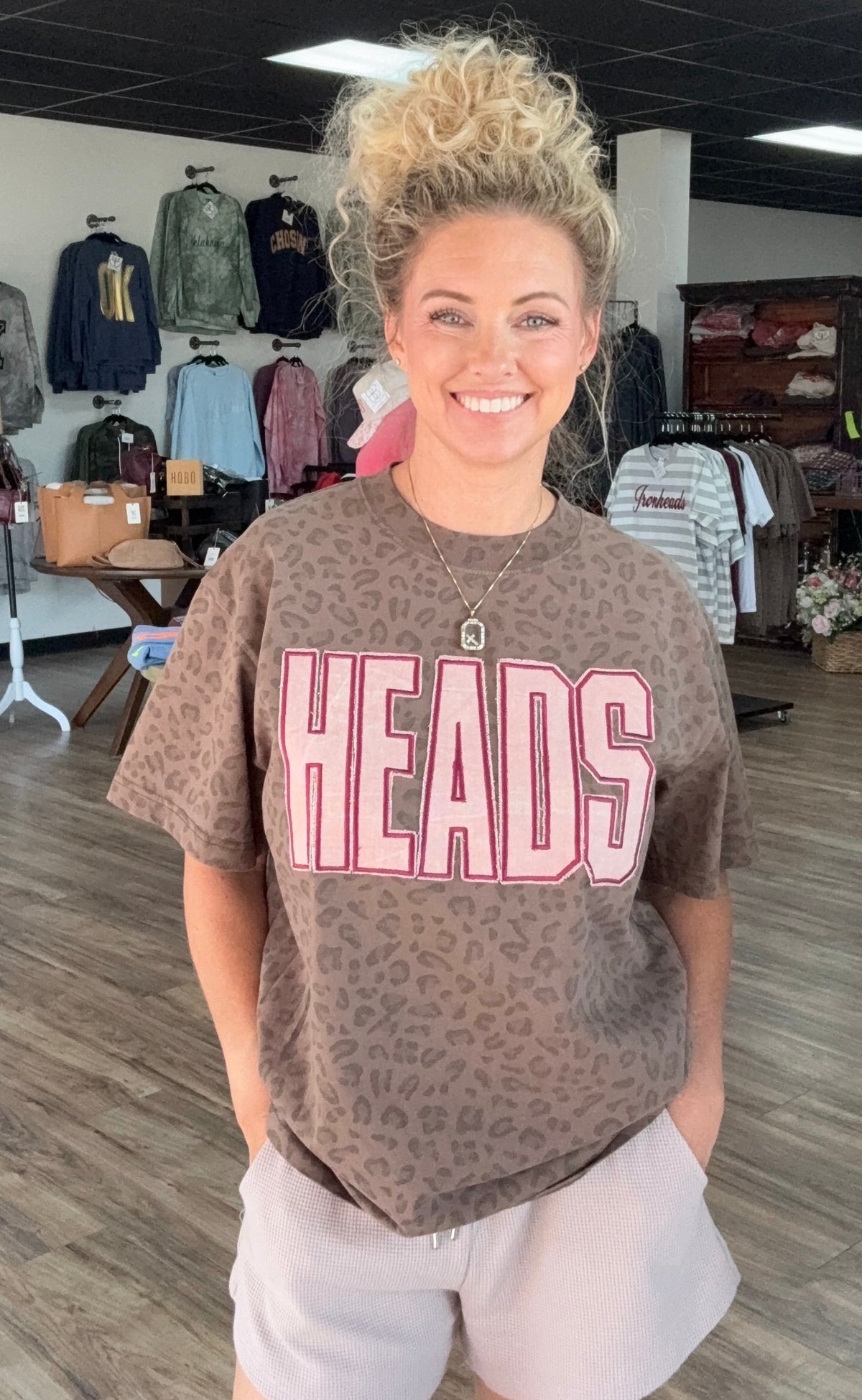 Cheetah Pink Heads