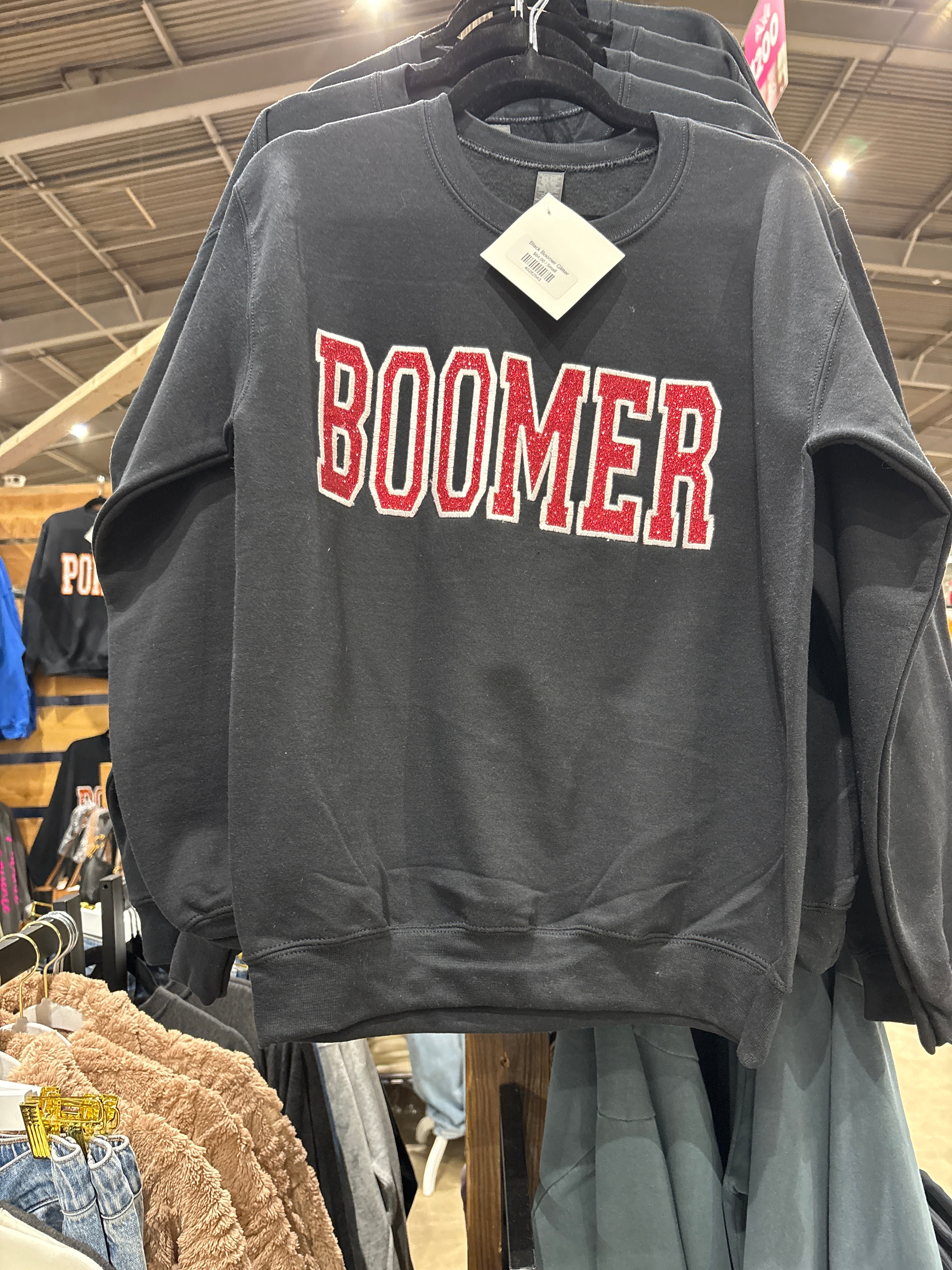 Black Boomer Glitter