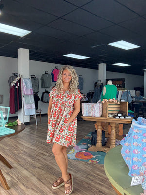 Wildflower Breeze Babydoll Dress