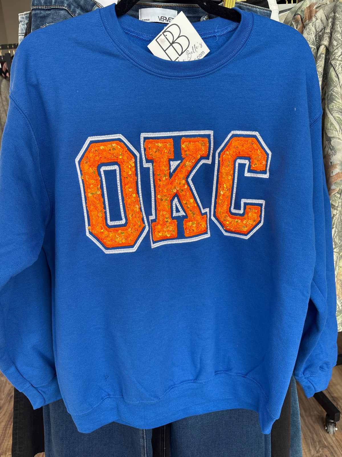 OKC SEQUIN EMBROIDERED