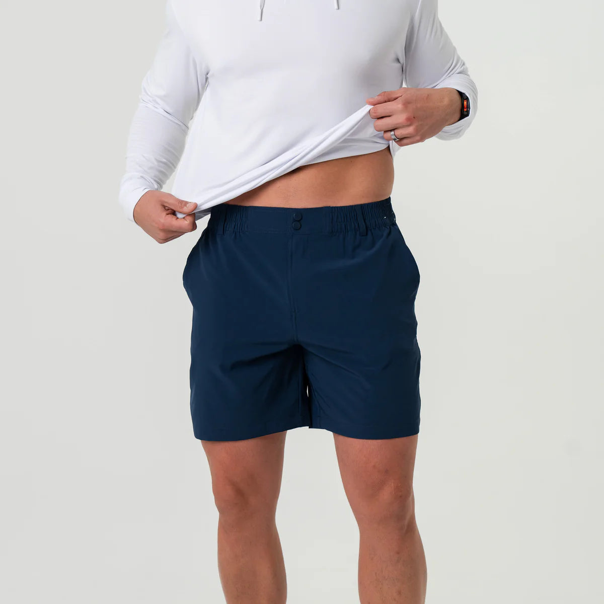 Burlebo Everyday Short - Deep Water Navy - Mayan Pocket