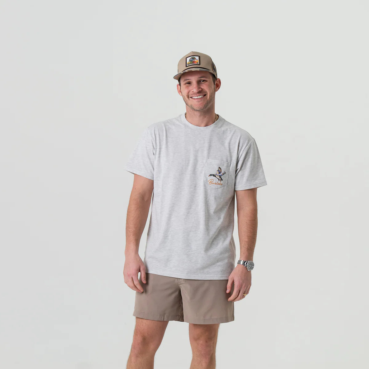 Burlebo SS-Pintail Triangle Duck-Heather Ash Grey