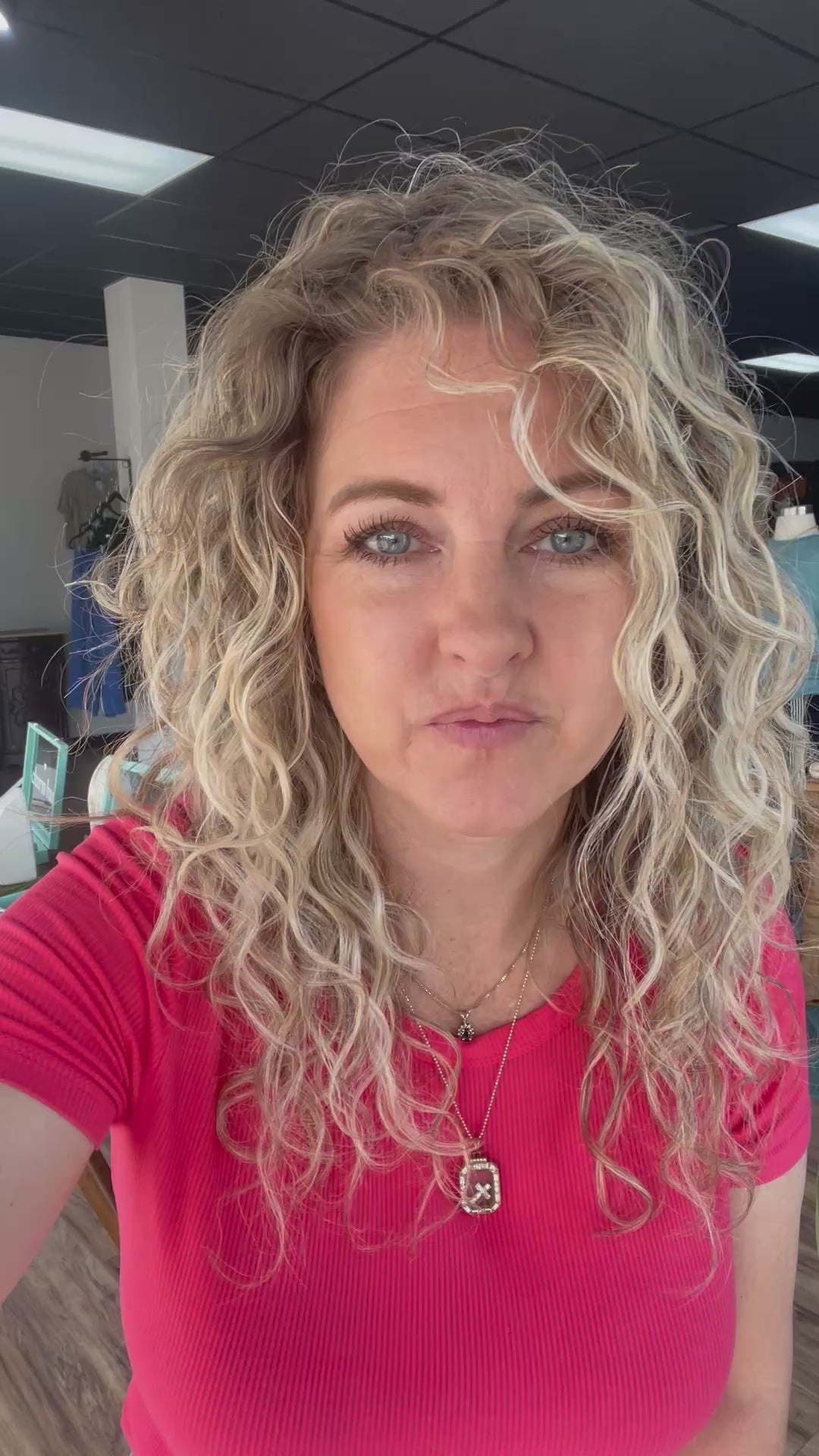 Rebecca Blue Jean High Rise Shorts