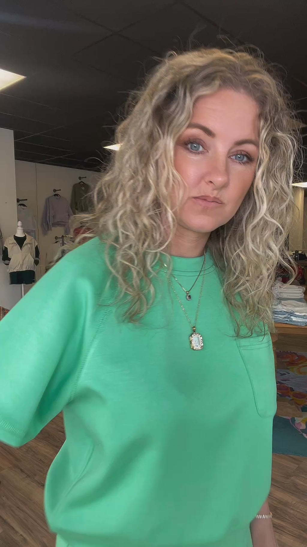 Scuba Apple Green Pant Set